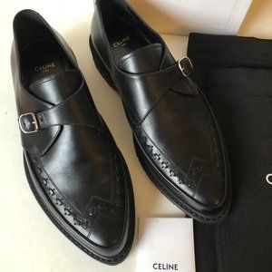 Celine Black Leather Men's Creepers